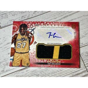 Yng Dreamerz TJ Clark 2022-23 Topps Inception Auto Red /25 #IARC-TC2 Basketball
